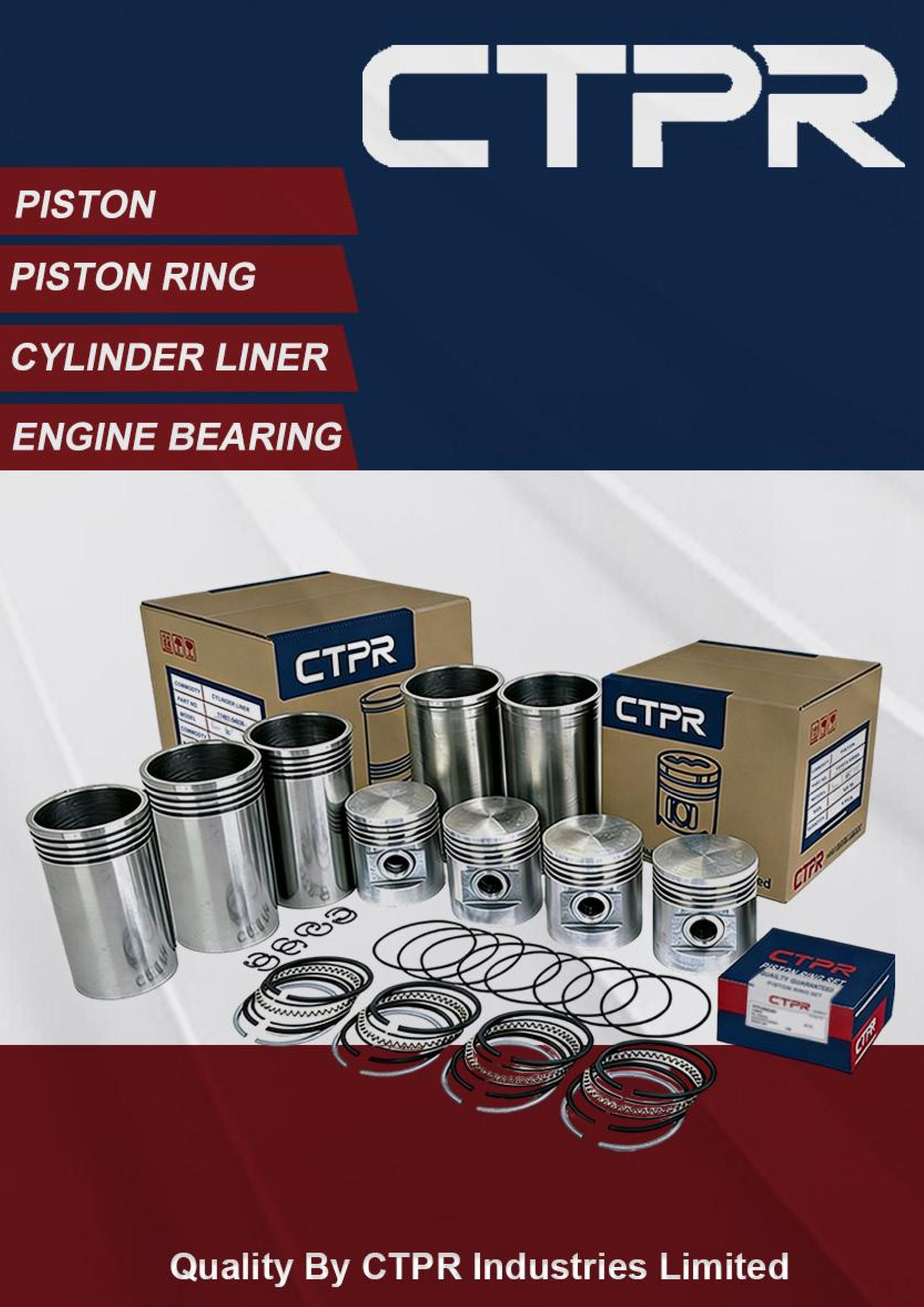 CTPR PISTON RING PRODUCT CATALOG